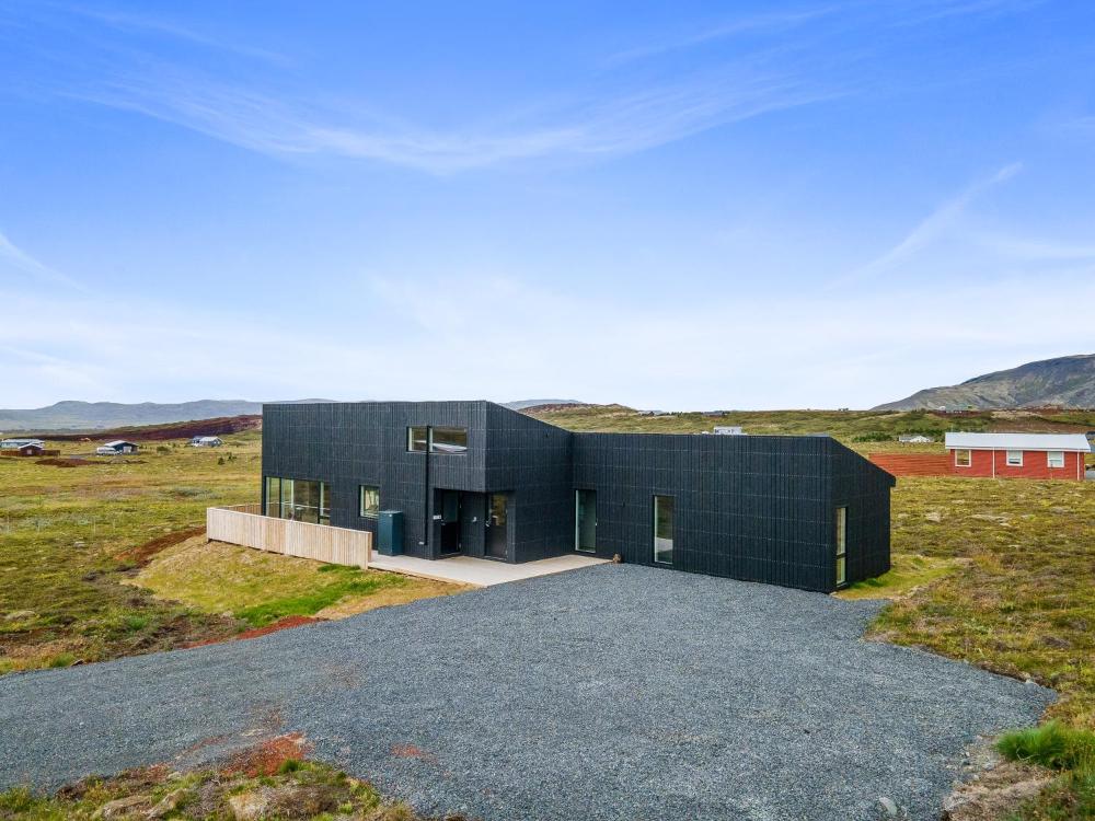 Luxuriöses Blockhaus mit Whirlpool