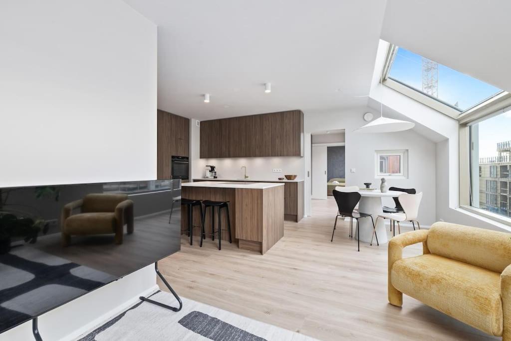 天窗豪华三卧两卫市中心公寓（含免费停车）(Skylight Lux 3BR/2BA City Center with Free Parking)