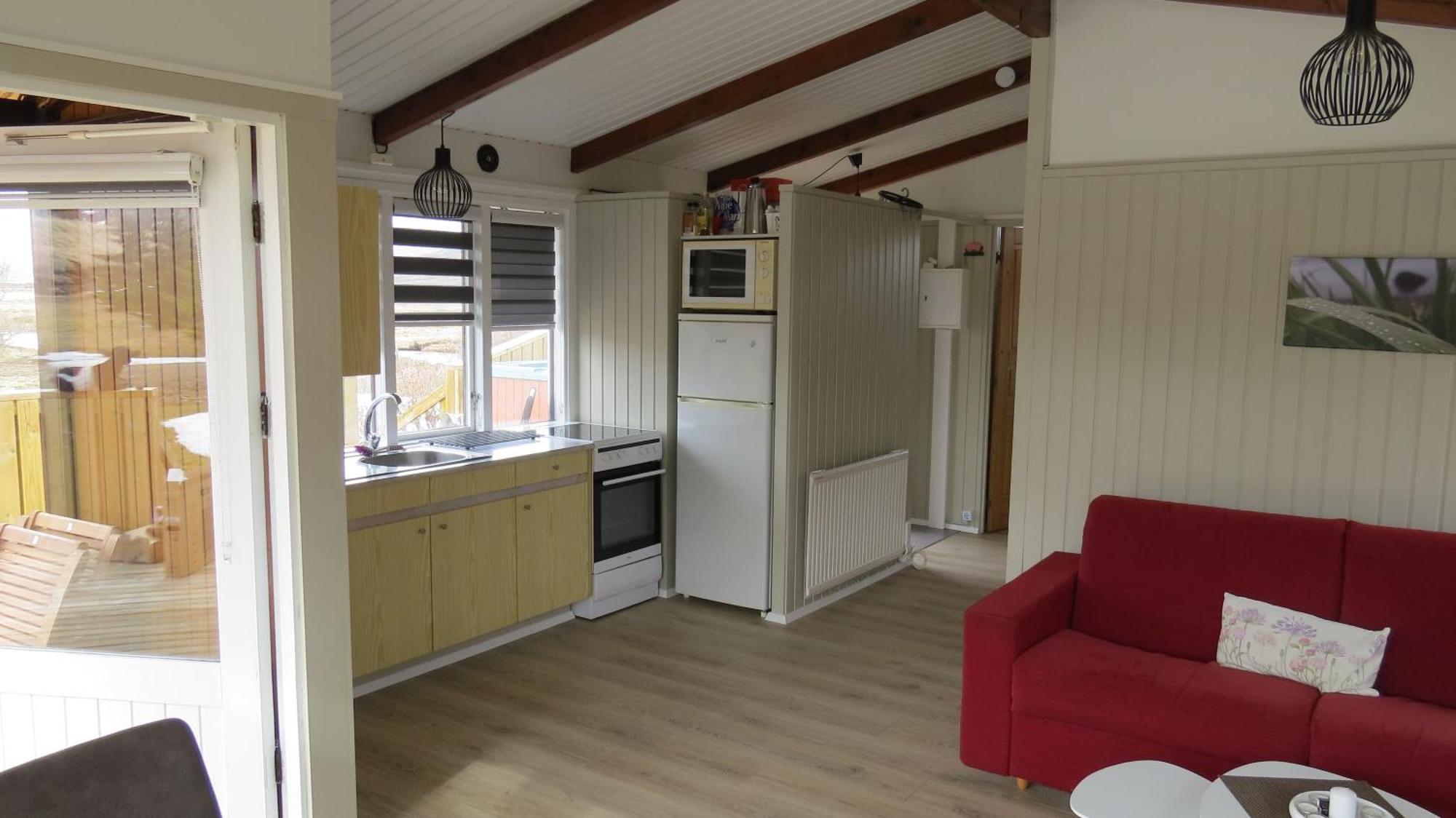 Hvammur 1 met privé hot tub