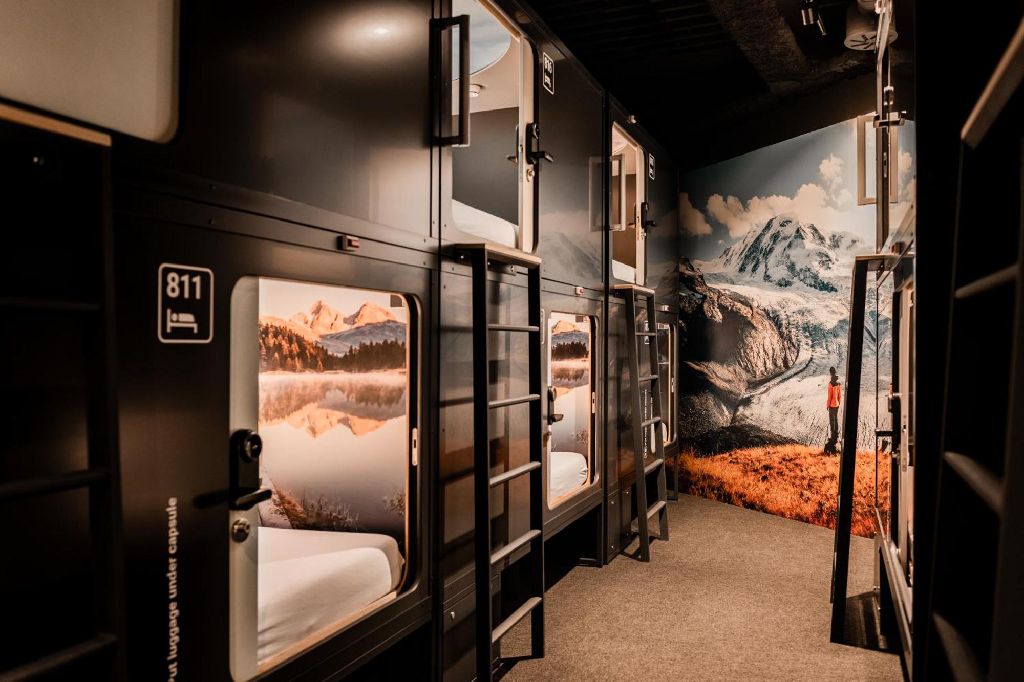 1. Capsule Hotel Alpine Garden