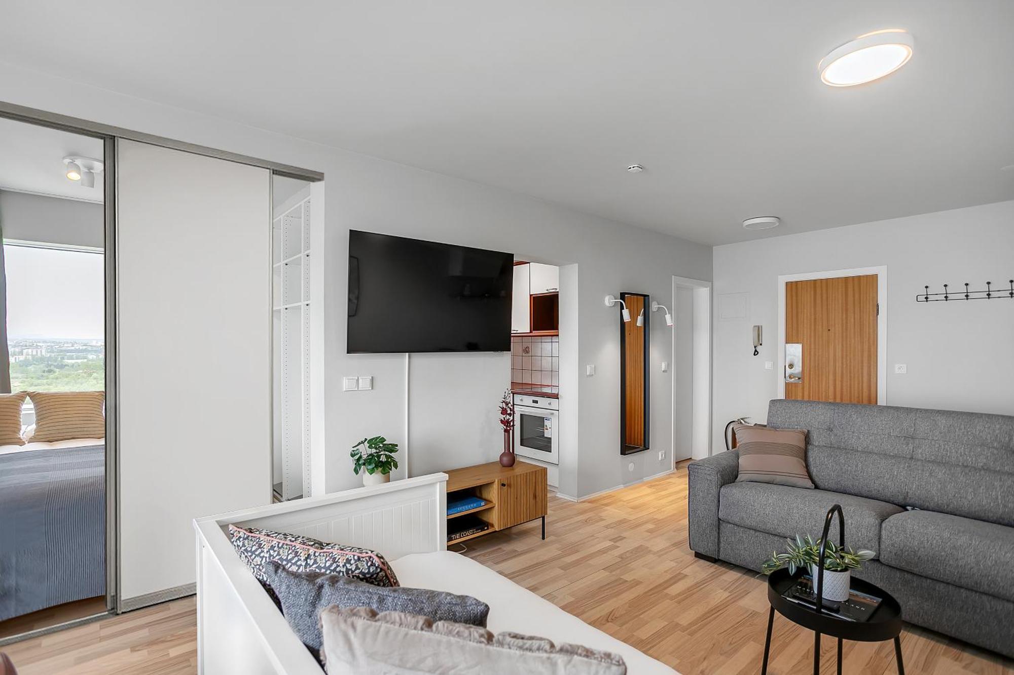 Charmig Studio – Fantastisk Panoramautsikt