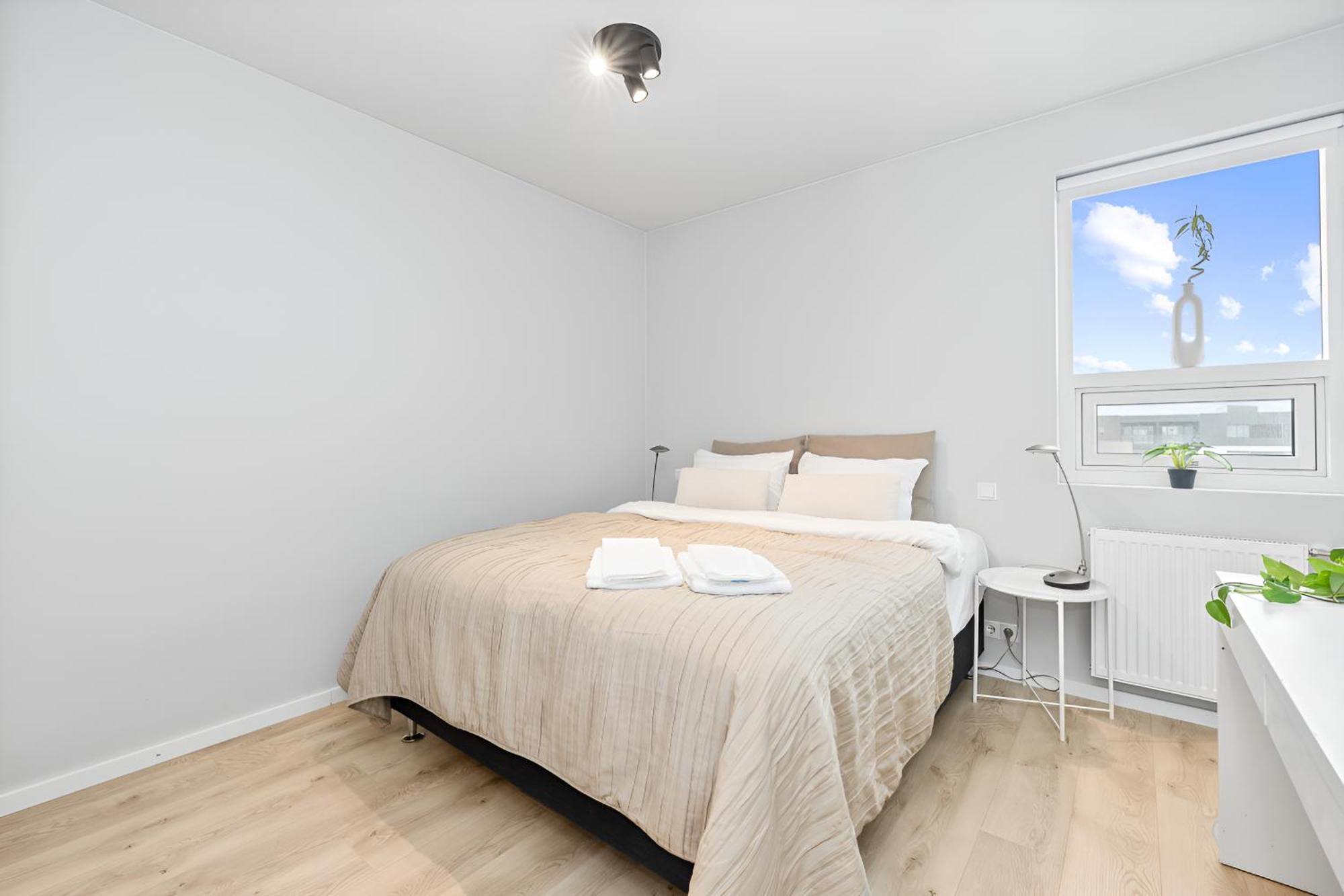 Fredfyldt ny lejlighed ved siden af Sky Lagoon