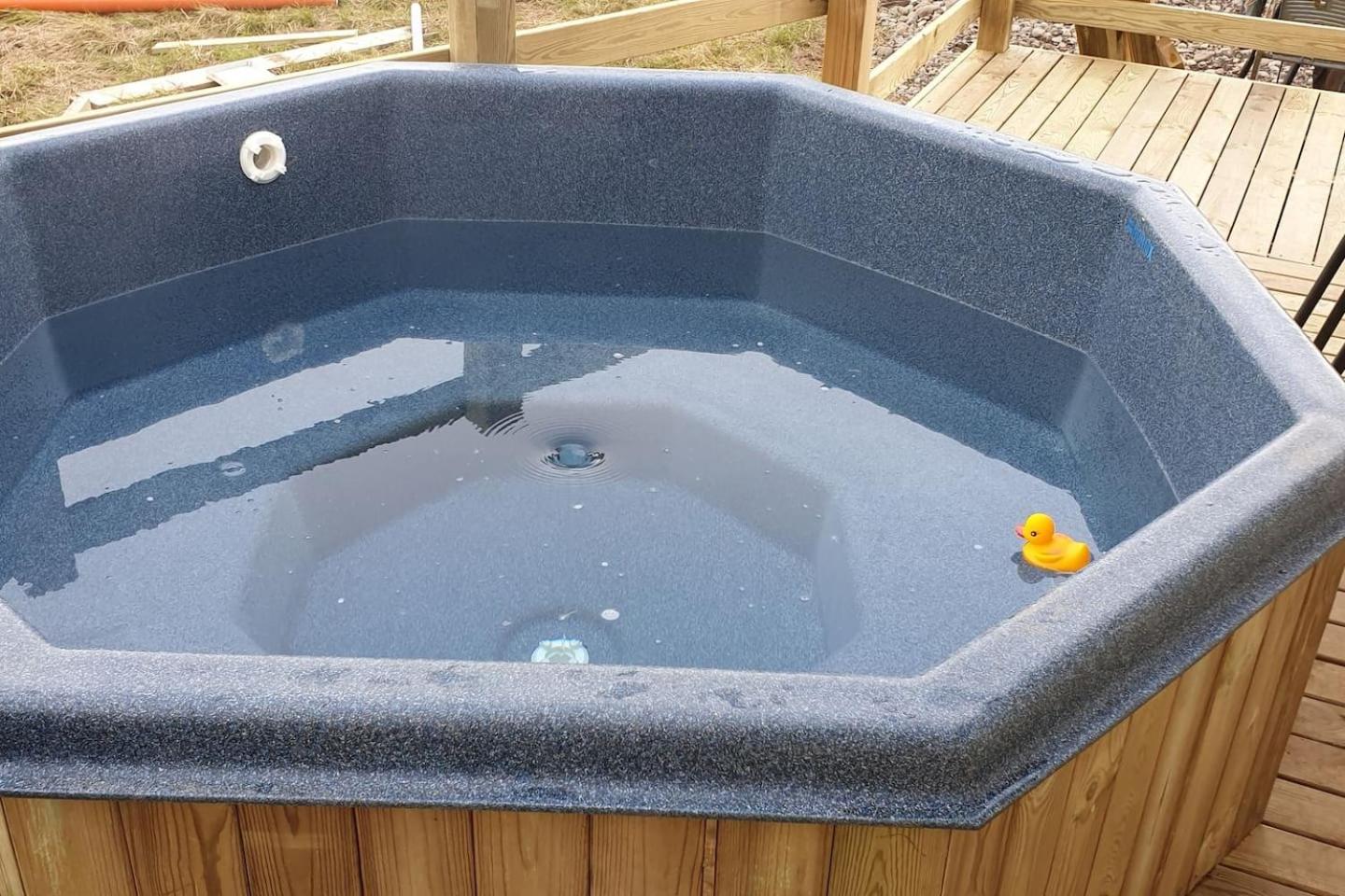 Hvammur 3 Hrakholar met privé hot tub