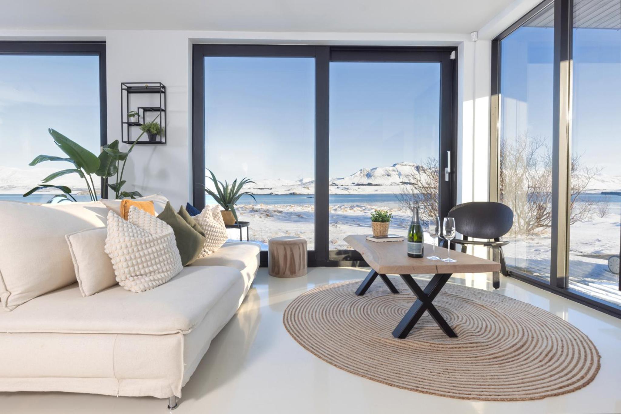 La Villa Privée en Bord de Mer pour observer les aurores boréales.