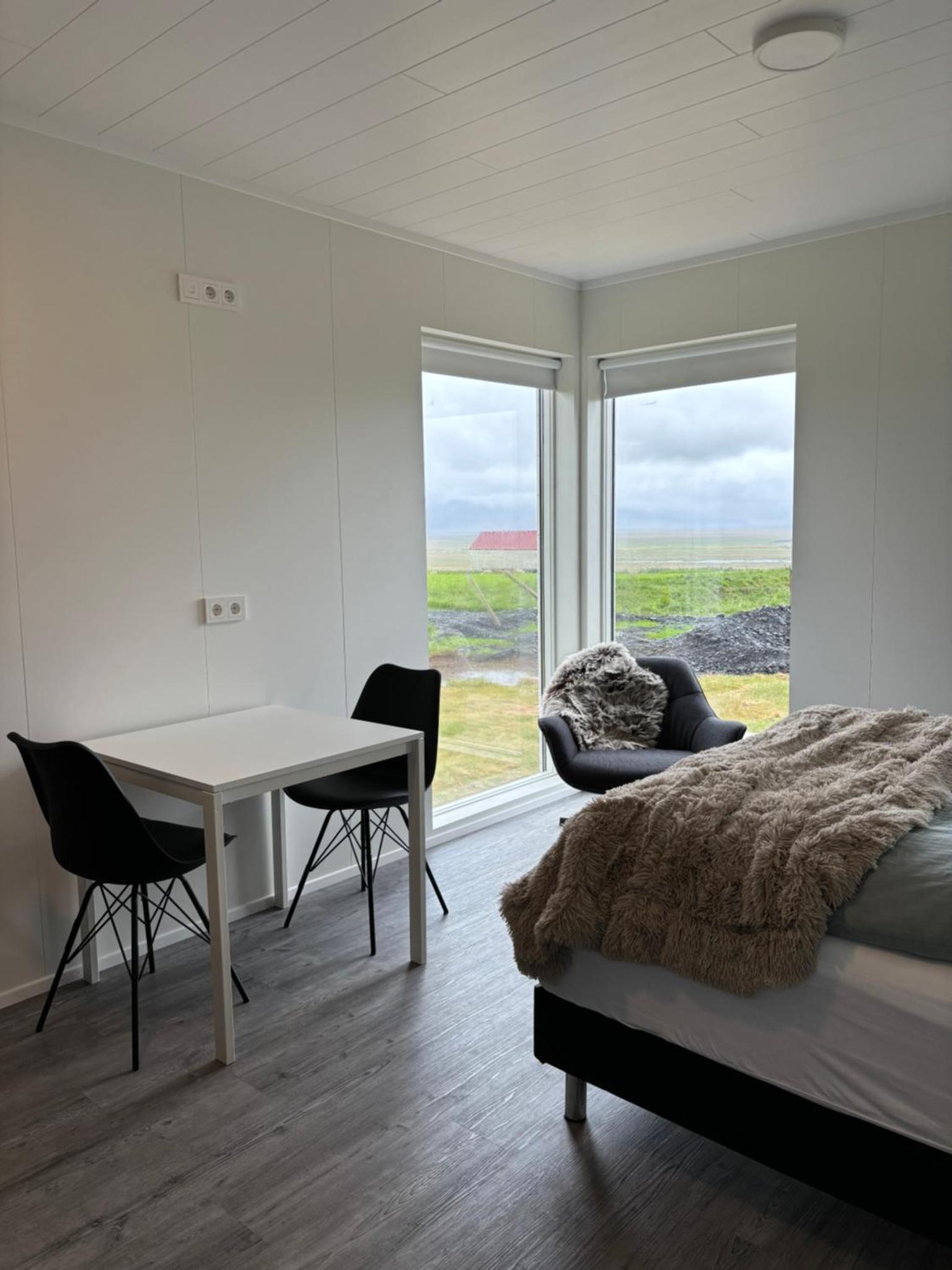 Landelijk huisje met prachtig uitzicht op de gletsjer, Eyjafjallajökull