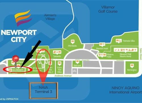 Condotel Walking distance to Airport ( Terminal 3)