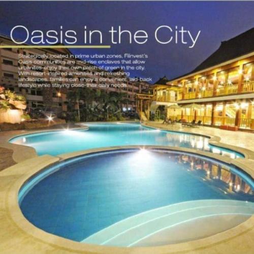One oasis A2, shortwalk SM MALL Free POOL Kitchen