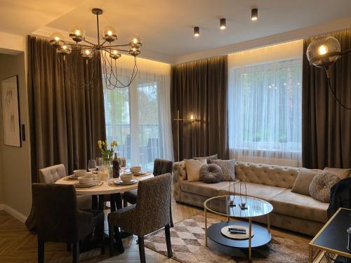 Family & Business Sauna Apartments No 7 Leśny nad Zalewem Cedzyna Unikat - 3 Bedroom with Private Sauna, Bath with Hydromassage, Terrace, Garage, Catering Options