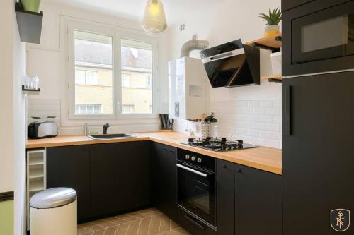 Superbe appart chic, hyper centre, vue château, Parking inclus