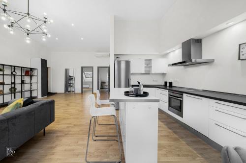 Kaunas Old Town apartment with underground parking