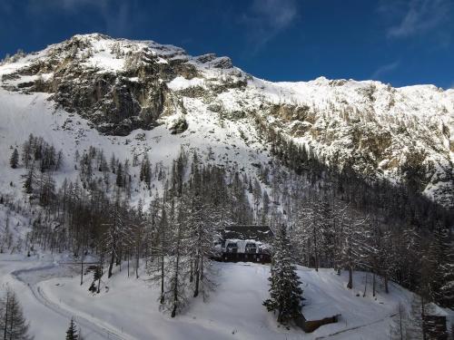 Erjavceva’s Mountain Hut At Vršic Pass
