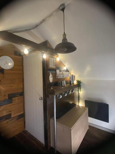 The Stable Annexe with hot tub & horses