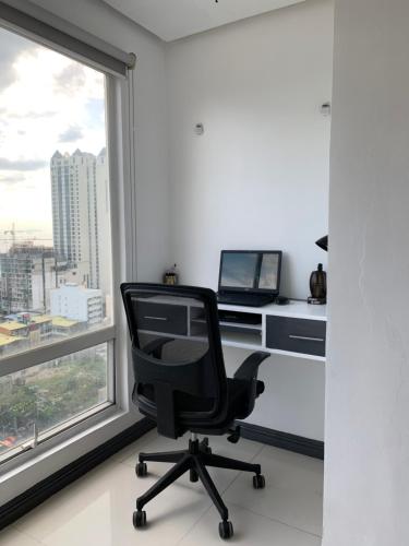 1 BR with balcony, fully furnished overlooking Manila Bay at Birch Tower, Malate, Manila
