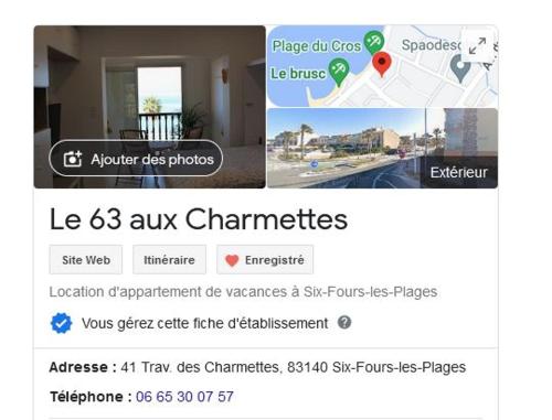 Le 63 aux Charmettes" Au Brusc Vue Mer Parking Wifi etc inclus