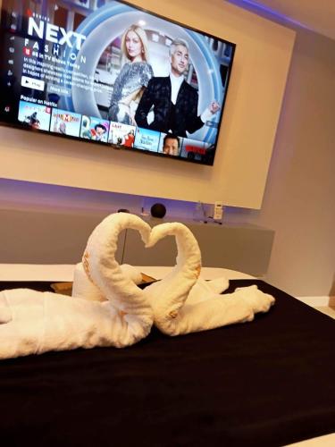 Elegant Studio with videoke at Azure North Pampanga