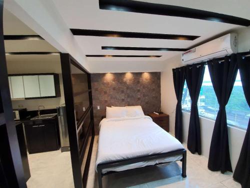 Burgundy McKinley Place Service Apartment
