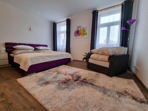 Velké studio na Velkém náměstí s vybavenou kuchyní