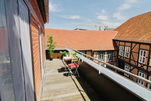 FeWoZauber - Domspatz, 50qm, Top-Lage, Style, Dachterrasse, Business