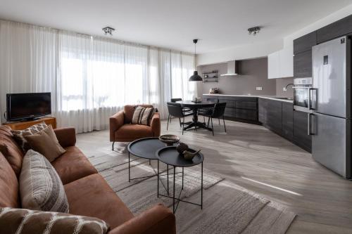 Accogliente appartamento moderno con 1 camera da letto, parcheggio gratuito