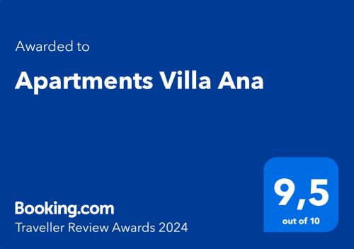 Villa Ana Apartments