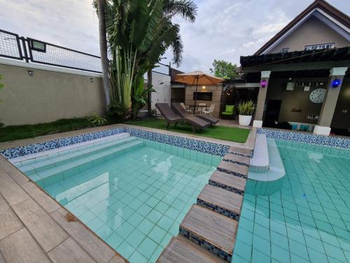 Palazzo 1 HotSpring,3Bedrooms 35to40pax, Pansol Calamba