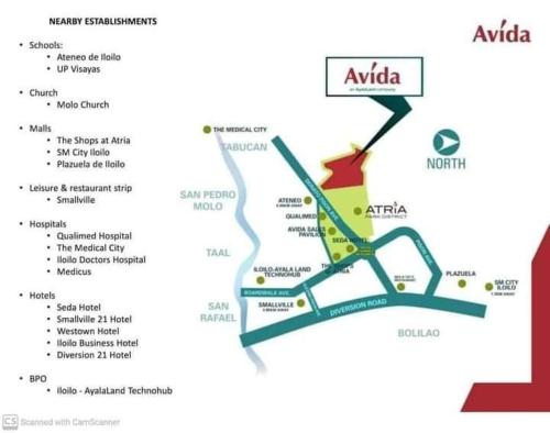519 Tower 3 Avida Atria Iloilo Pool View Comfy Cozy Central Studio Unit