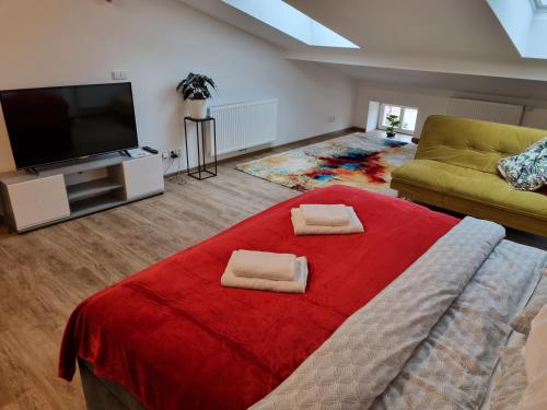 Podkrovní studio na Velkém náměstí s Wi-Fi zdarma