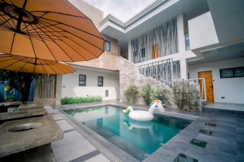 Resort type Family room for 4 to 5pax with pool