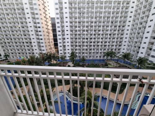 Industrial Design Bachelor's Pad with Pool View in Shore Residences