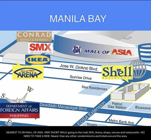 Near MOA Manila Bay Airport via NAIAX Balcony-Pool OR City View Netflix WiFi SHELL Residences