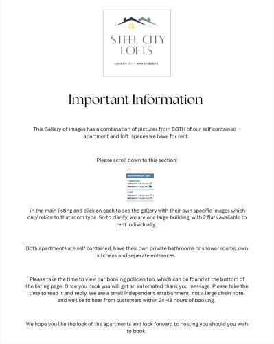2 Independant Boutique Apartments one sleeps 2 the other sleeps 4, Meadowhall, Sheffield Arena, Free Parking