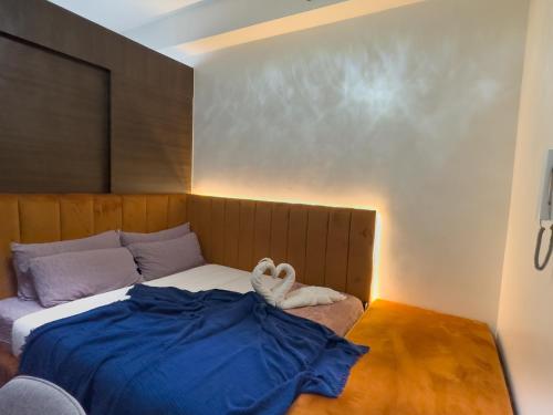 Air residences makati with balcony city lights view