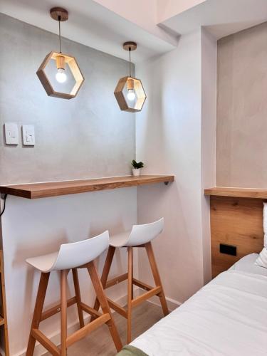 Rustic Wood with City and Mt Arayat View