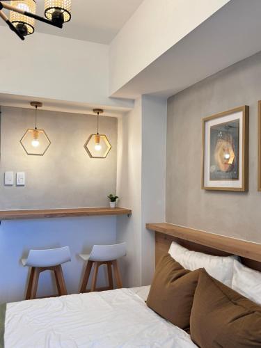 Rustic Wood with City and Mt Arayat View