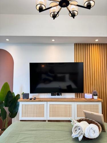 Rustic Wood with City and Mt Arayat View