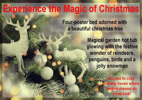 Cosy Garden Flat, Private Hot Tub & Four Poster Bed