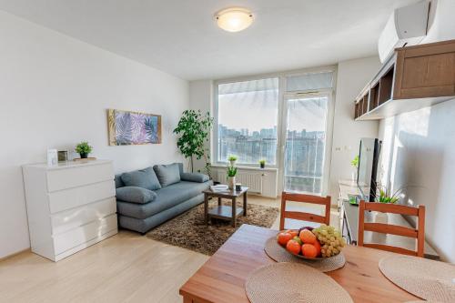 Sunny Apartment with amazing Terrace on the 13th floor near City Center