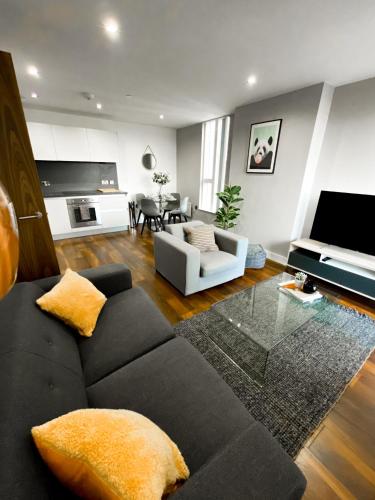 The Panda - Modern 2 Bedroom Apt in Manchester City Centre