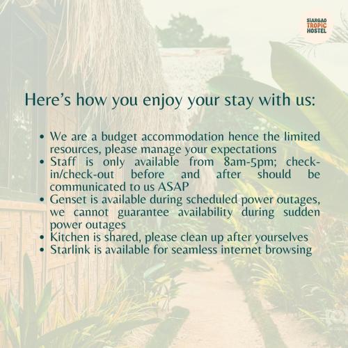 Siargao Tropic Hostel