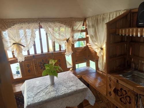 Aremen Transient, Nipa Hut with shared main houses bathroom