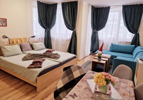 NICE STUDIO in "BOROVETS GARDENS" hotel