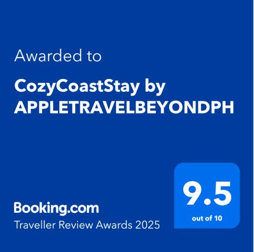 CozyCoastStay by APPLETRAVELBEYONDPH