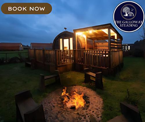 The Galloway Steading - The Stag Hoose family cabin with Hot Tub and Fire Pit