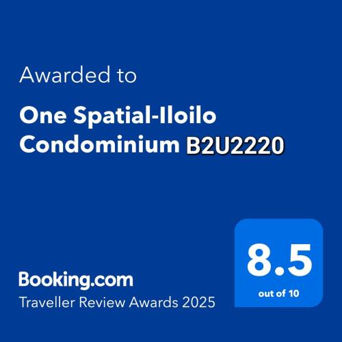 One Spatial-Iloilo Condo B2U2220