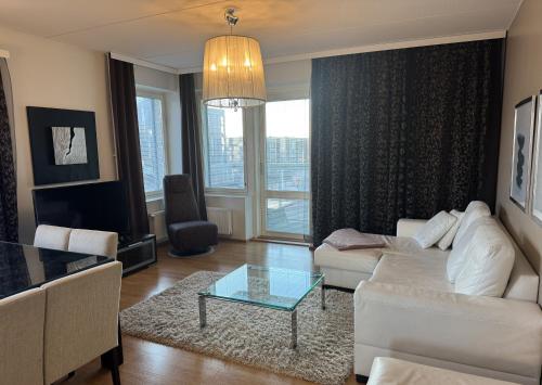 Gella Canalside Apartments with sauna and balcony in address Saukonpaadenranta 4