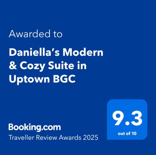 Daniella’s Modern & Cozy Suite in Uptown BGC