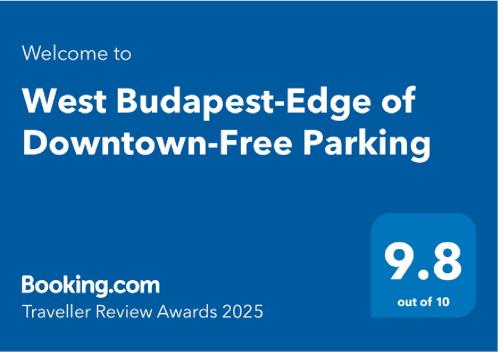 West Budapest-Edge of Downtown-Free Parking
