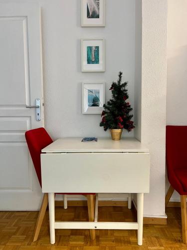 Central 2 bedroom flat in heart of Eaux-vives