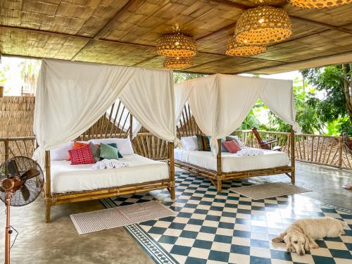 Baia Nest LANAI Glamping in Open Space within Self-Service Villa Near the Beach, Pet Friendly with a Fee