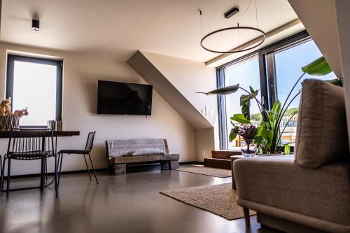 Rodinný apartmán s výhledem na zámek